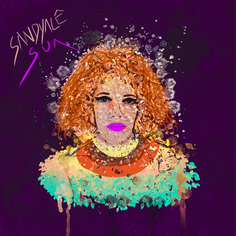 Capa de "Sua", single de Sandyalê