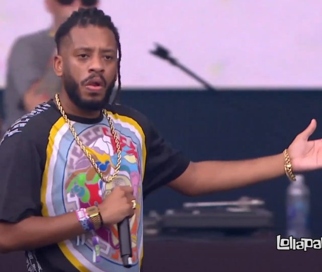 BK durante apresentação no Lollapalooza Brasil 2019