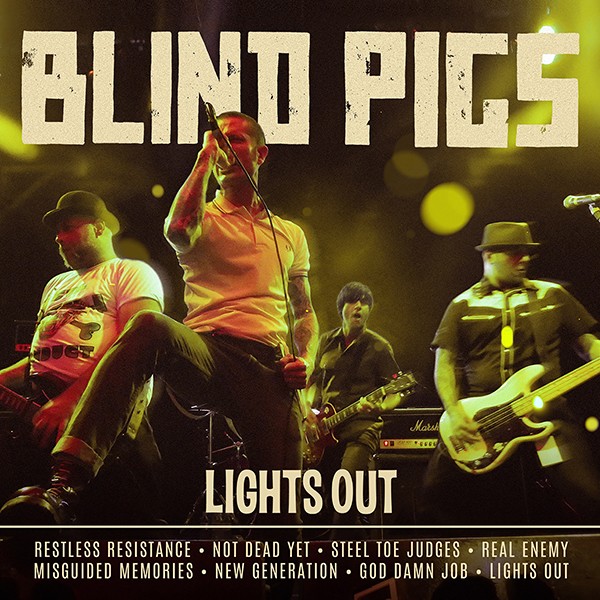 Capa de Lights Out, álbum póstumo do Blind Pigs