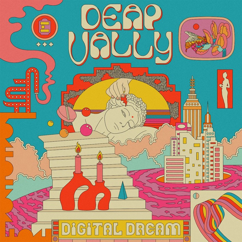 Capa de Digital Dream, EP do Deap Vally