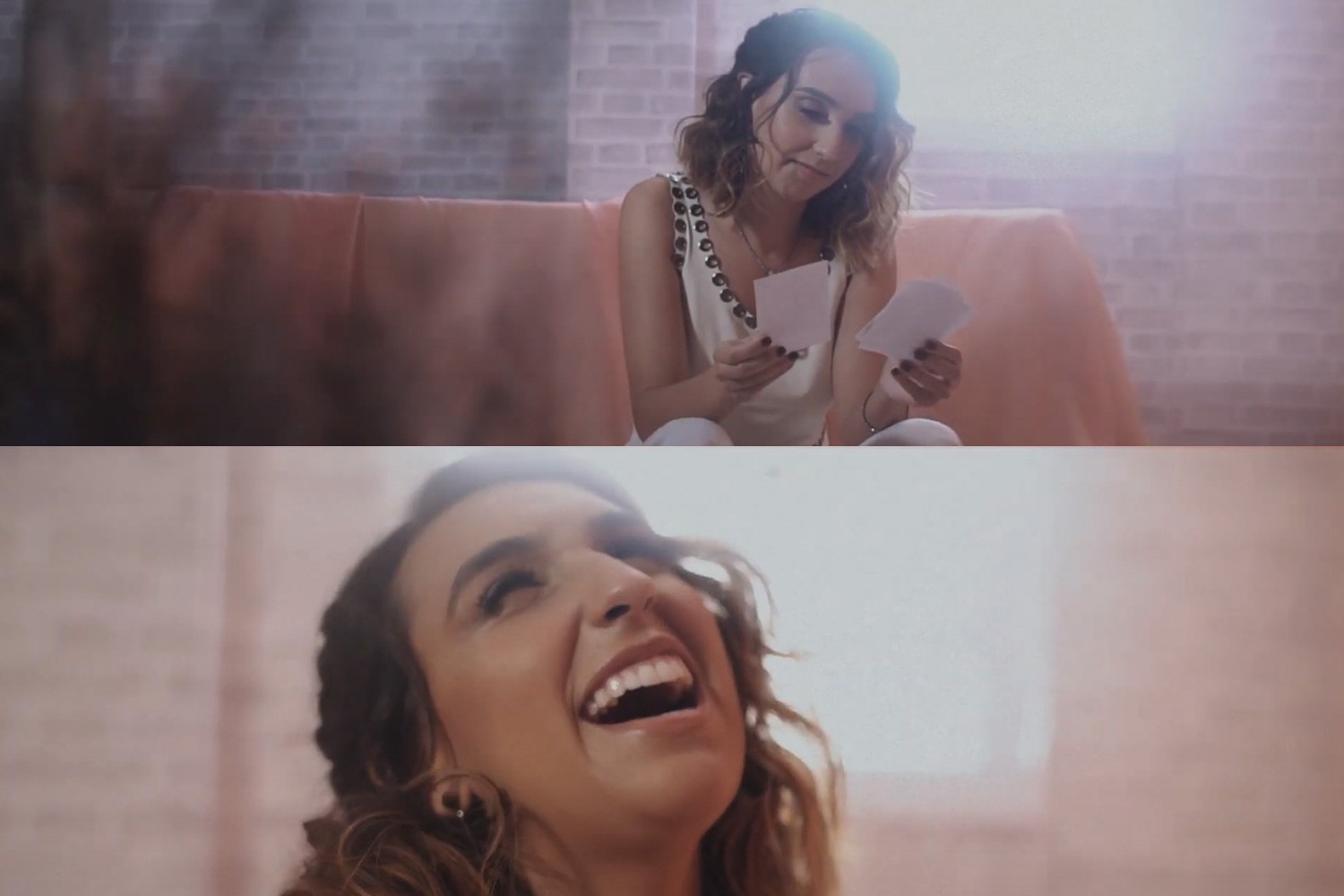 Maria Nayra no clipe de "Para Pra Pensar"