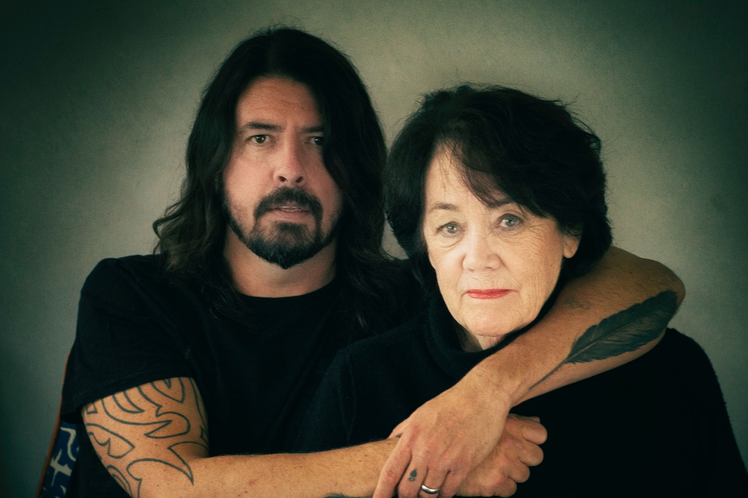 Dave Grohl e sua mãe, Virginia