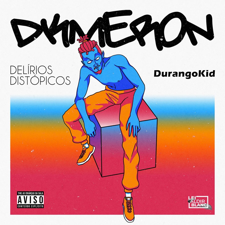 Capa de DKMERON - Delírios Distópicos, álbum do DurangoKid