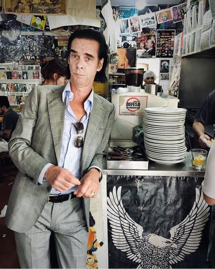 Nick Cave na Mercearia São Pedro, em 2018