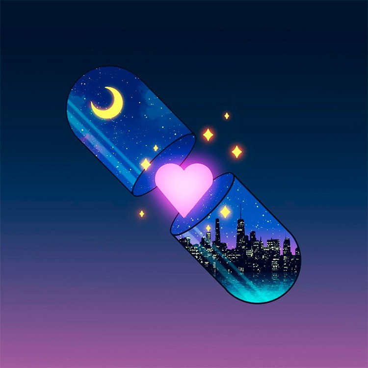 Capa de Back In Love City, álbum do The Vaccines