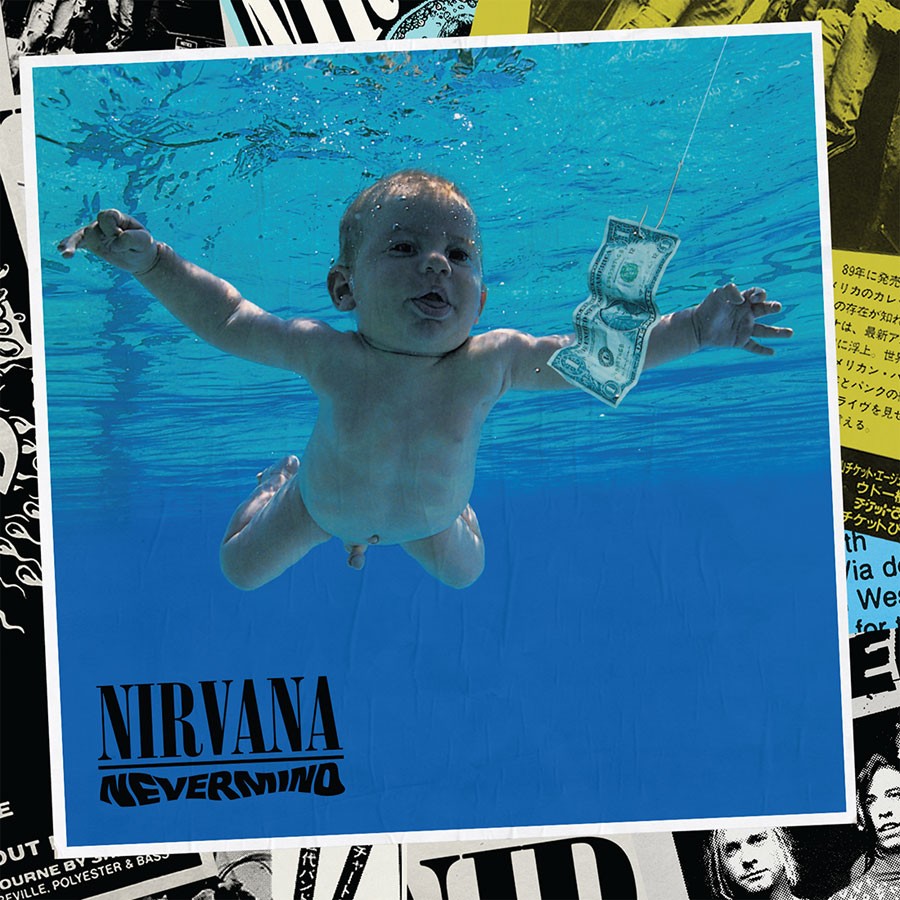 Capa da edição de 30 anos do Nevermind