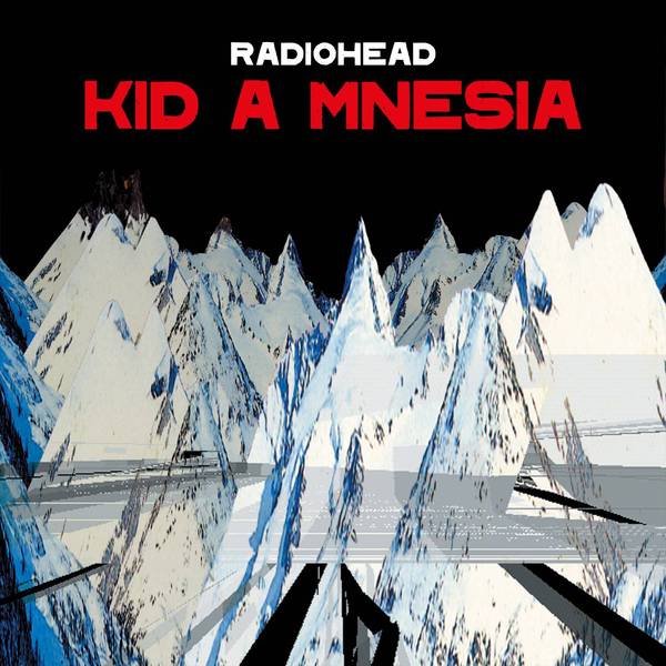 Capa de KID A MNESIA, pacote do Radiohead