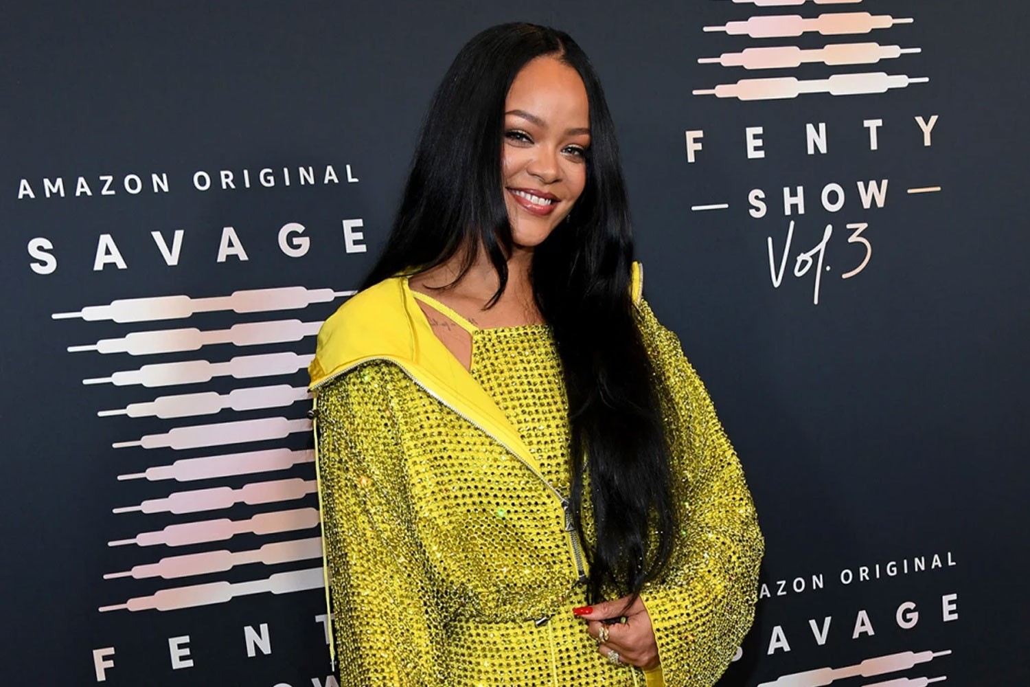 Rihanna em première do Savage Fenty Show 3.