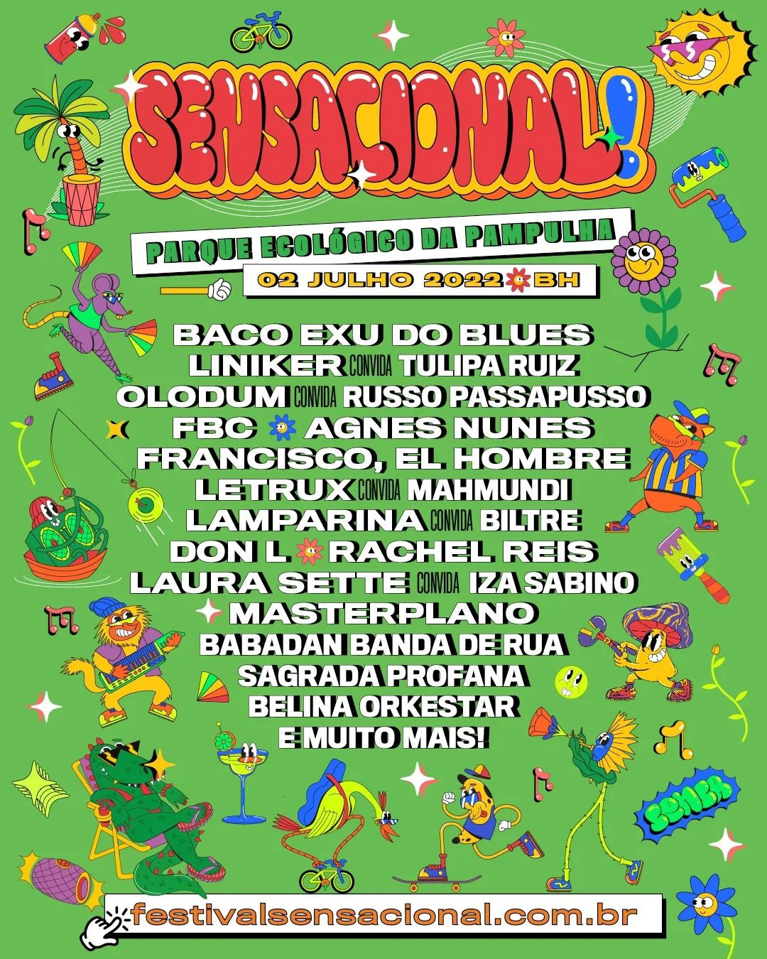 Lineup do Festival SENSACIONAL!