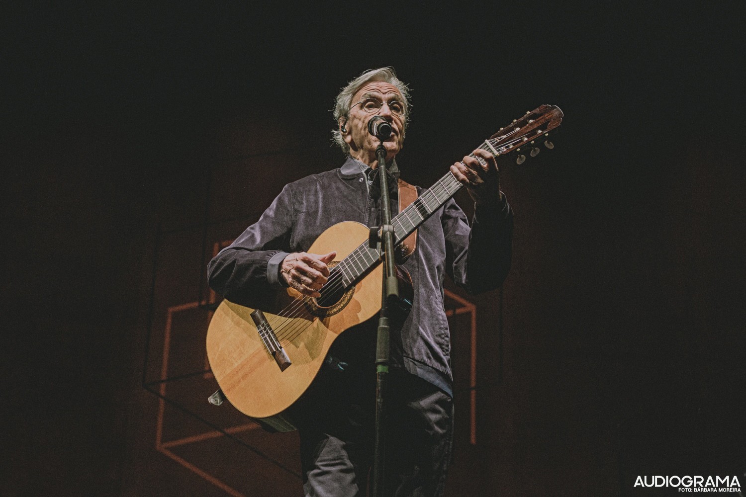 Caetano Veloso no Expominas, em Belo Horizonte.