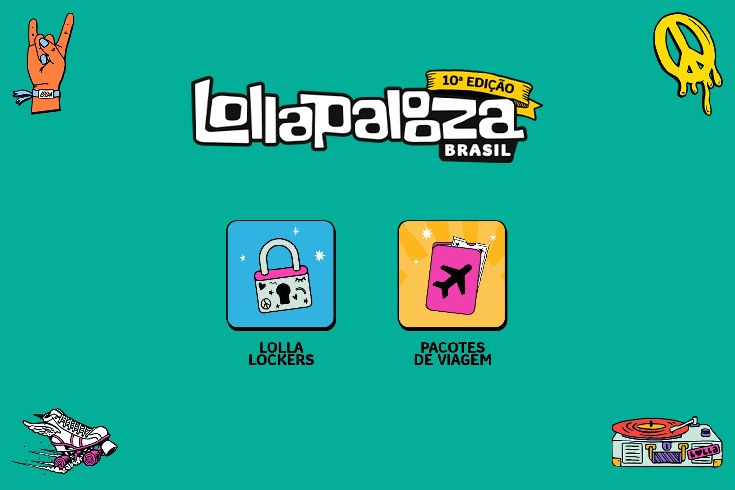 Lollapalooza Brasil 2023 anuncia lockers e pacotes de viagem