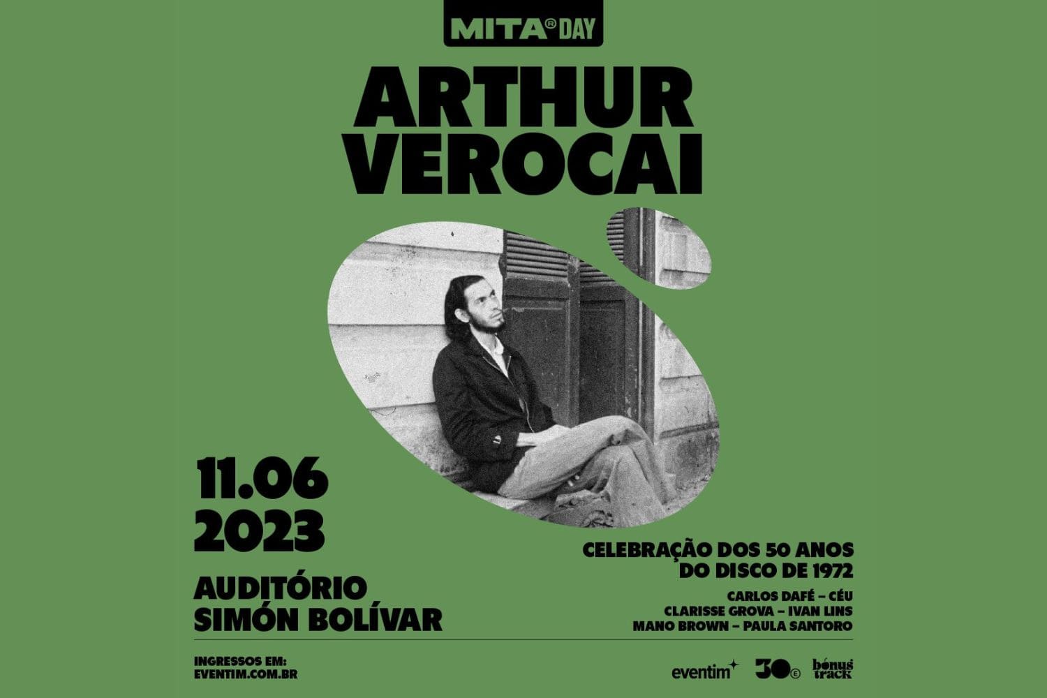 Além de anunciar ações de acessibilidade, o MITA também anunciou o MITA Day com Arthur Verocai.