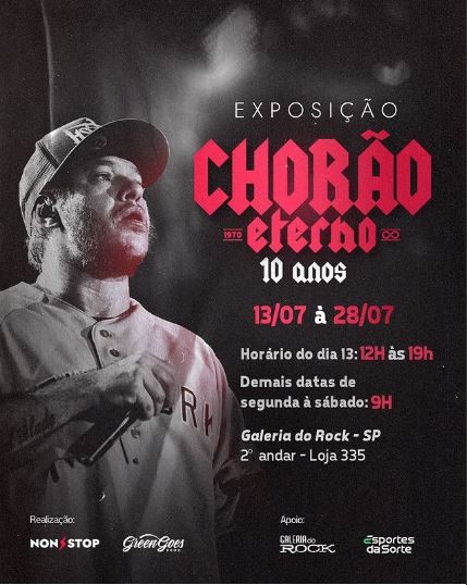 Exposição Chorão Eterno faz sucesso em São Paulo