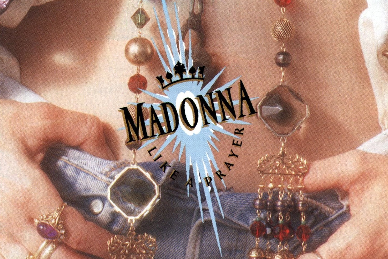 Capa de Like a Prayer, álbum da Madonna.