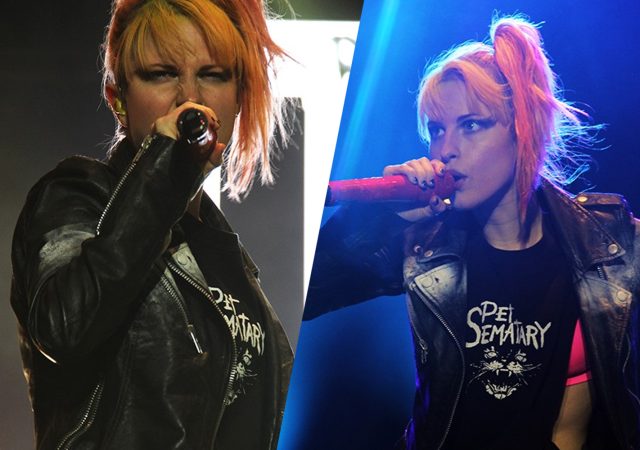 Hayley Williams durante o show do Paramore em Belo Horizonte, que aconteceu em 2013.