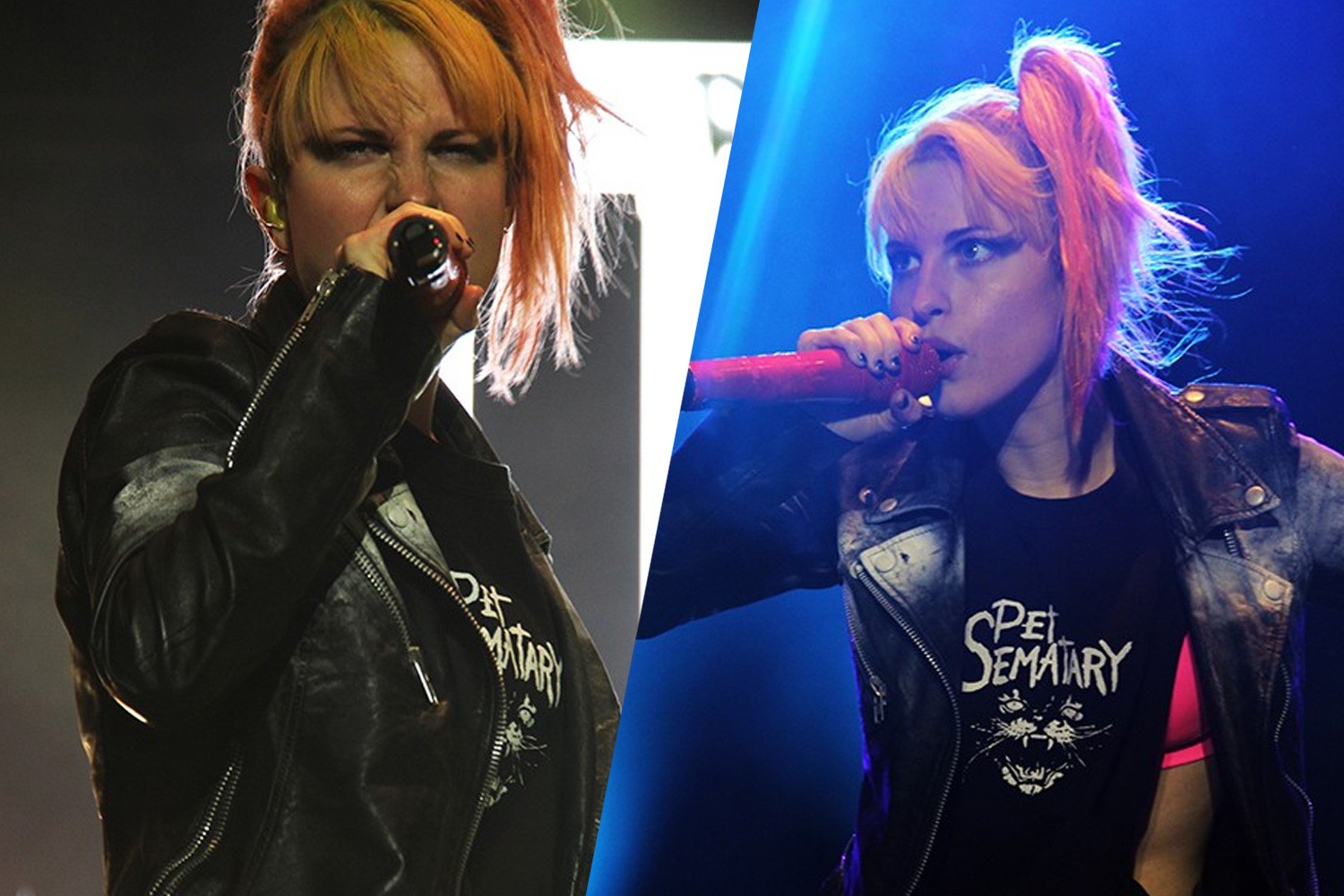 Hayley Williams durante o show do Paramore em Belo Horizonte, que aconteceu em 2013.