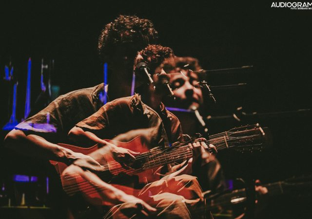 Cícero durante apresentação em Belo Horizonte.