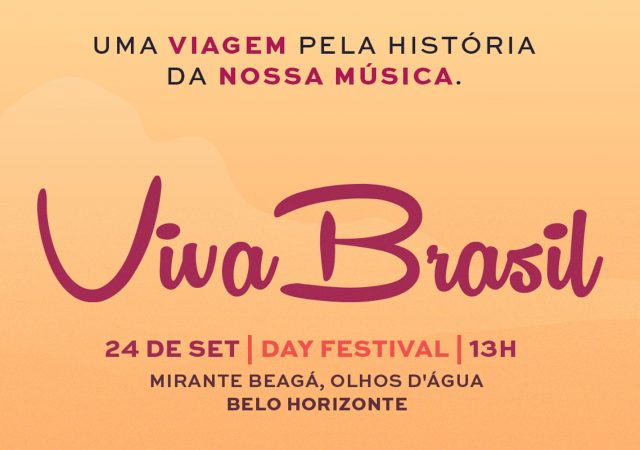 Arte de capa do Festival Viva Brasil.