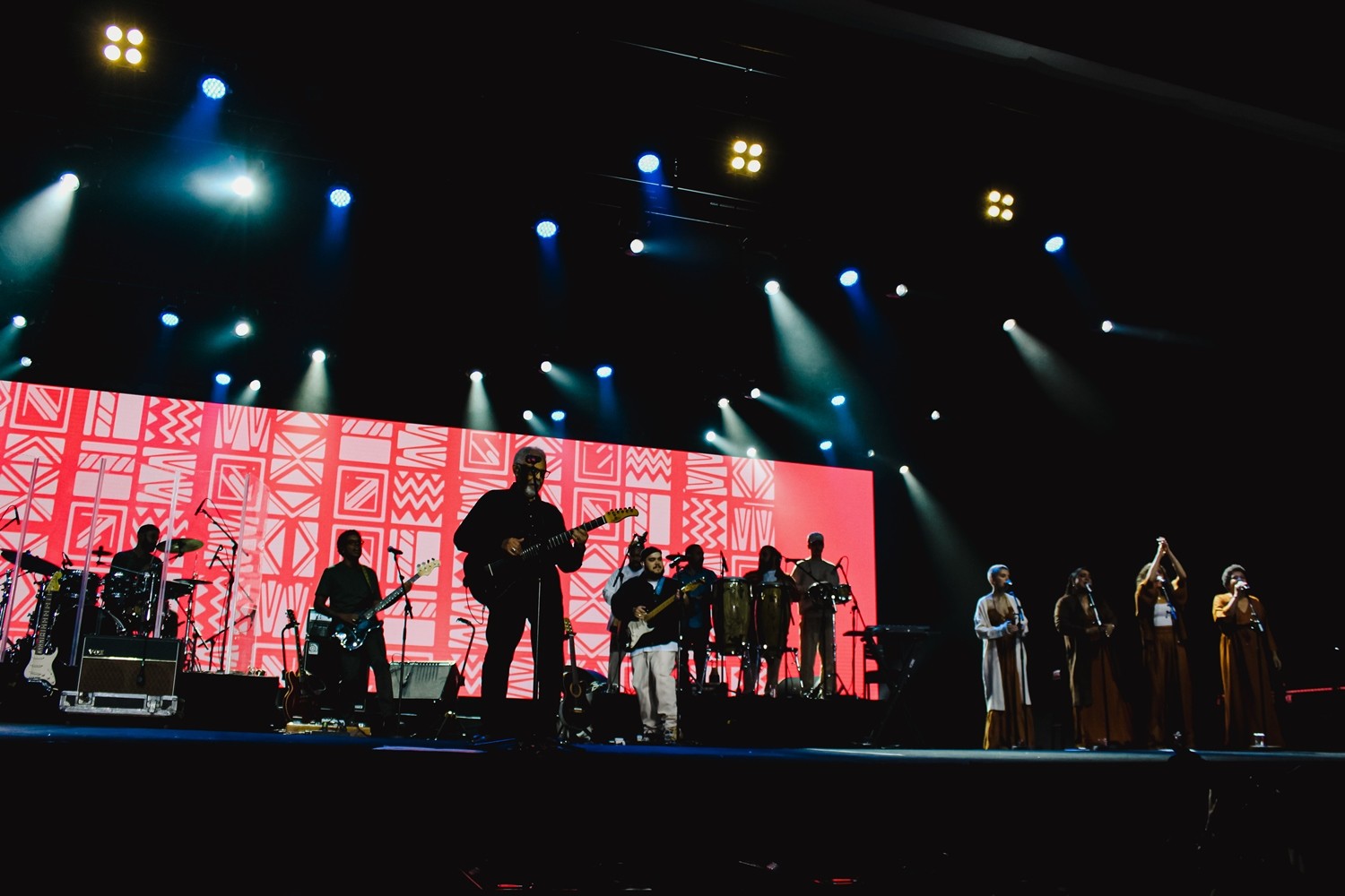 Gilberto Gil e família no Festival Turá.