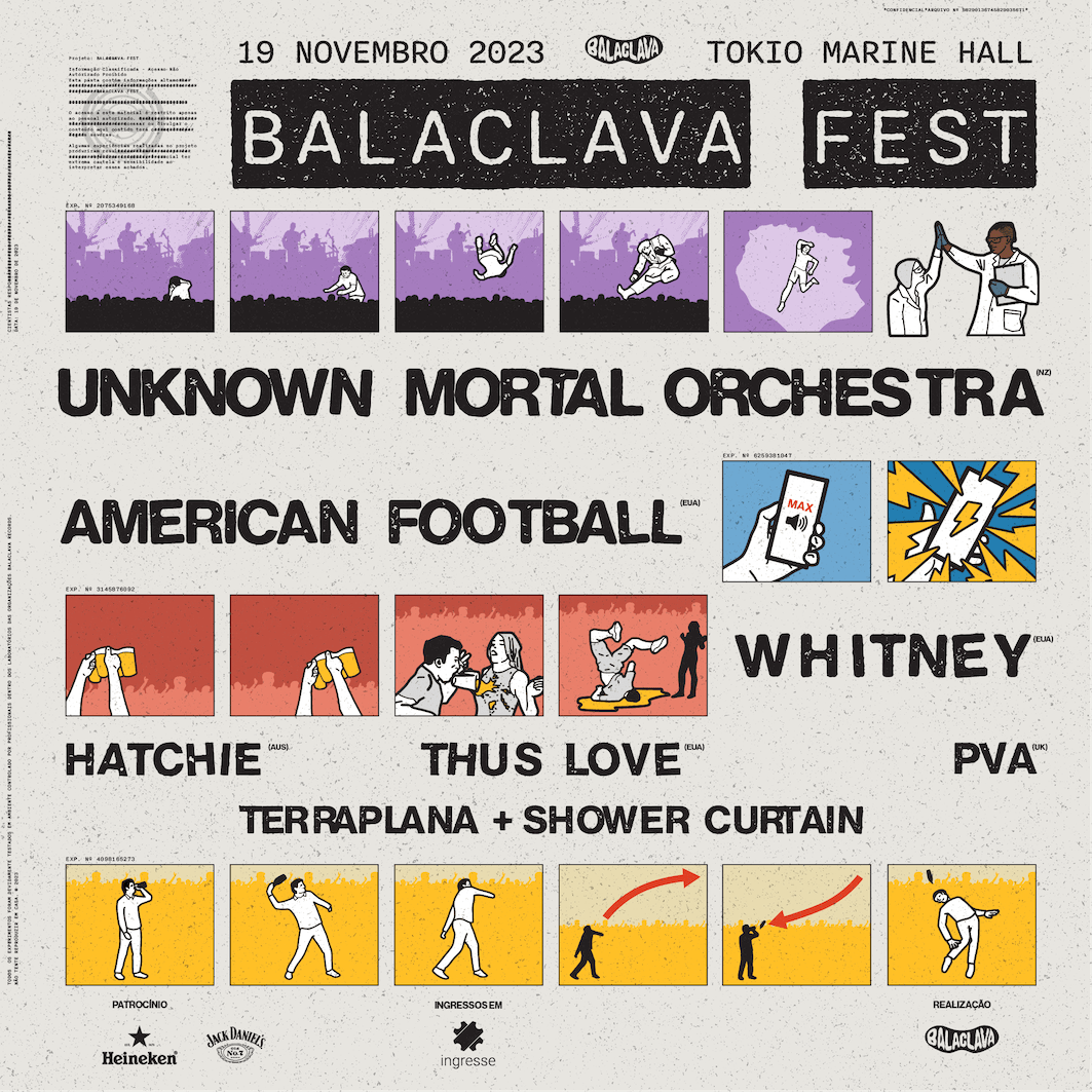 Whitney no Brasil: banda está no line do Balaclava Fest 2023.