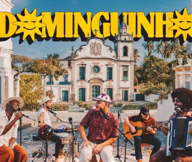 Capa do Dominguinho, álbum de João Gomes, Jota.Pê e Mestrinho.