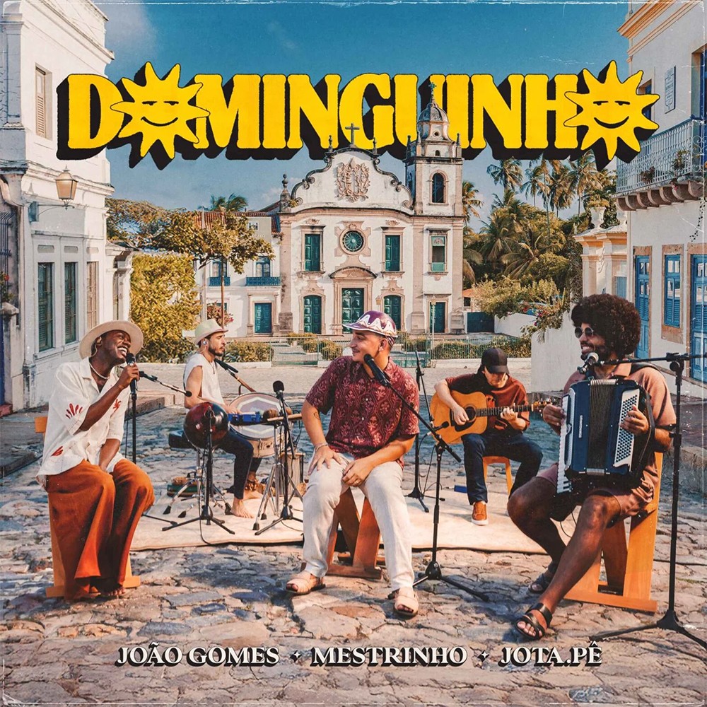 Capa do Dominguinho, álbum de João Gomes, Jota.Pê e Mestrinho.
